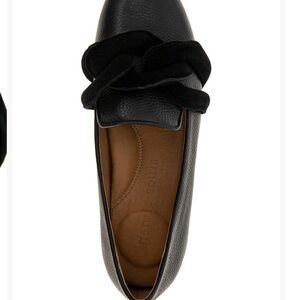 Gentle Souls Black Leather Loafers